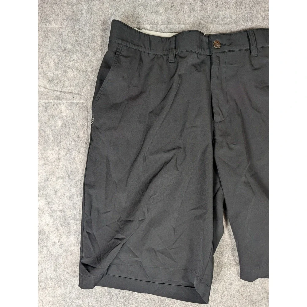 Adidas Mens Golf Shorts Black Stretch Flat Front Performance Activewear 38